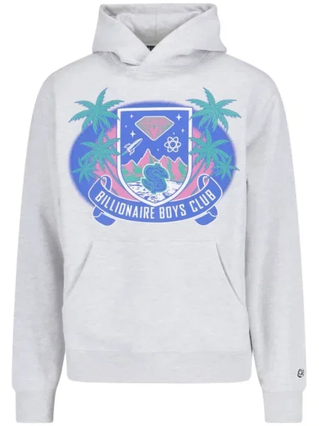 Bluza z kapturem dziecięca Billionaire Boys Club szara