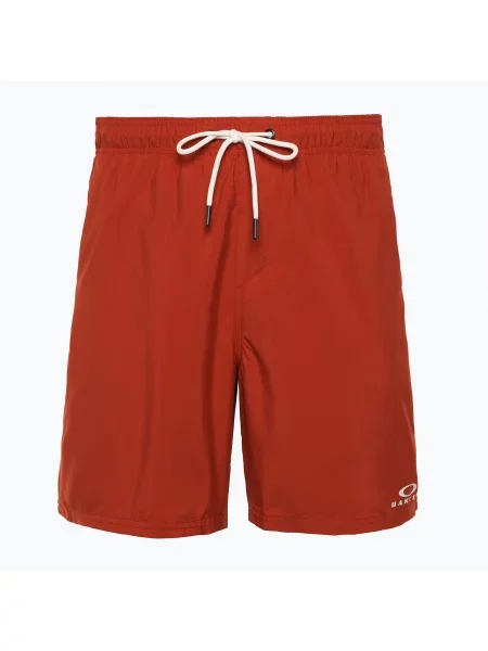Plavecké šortky Oakley Clear Lake Volley flame red červené