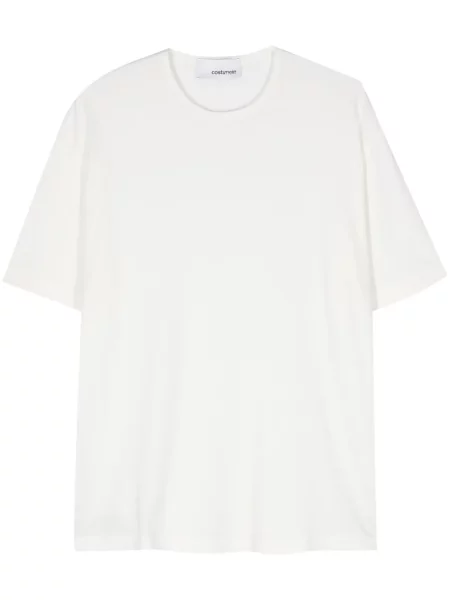 Tricou Costumein din crep alb