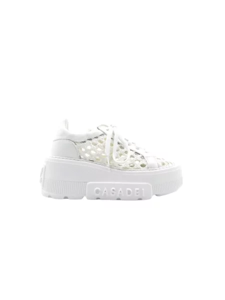 Sneakersy Casadei białe