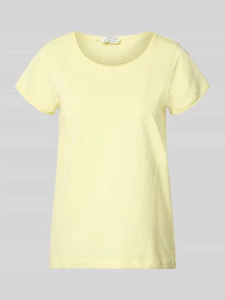 T-shirt o kroju regular fit z czystej bawełny Tom Tailor