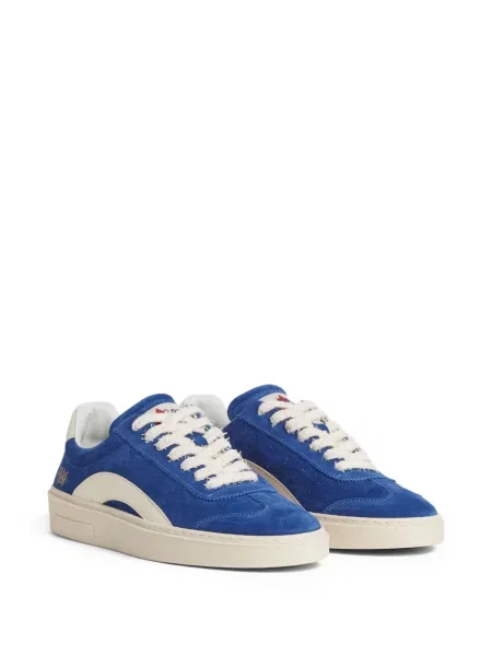 Sneakerși Dsquared2 din piele de căprioară albastru