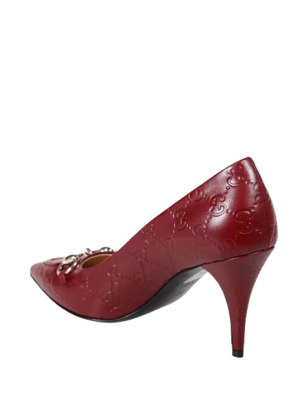 Pantofi cu toc Gucci roșu
