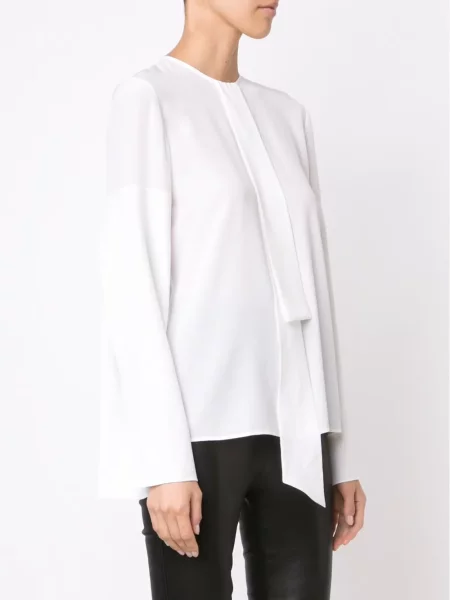 Bluză Givenchy cu funde alb