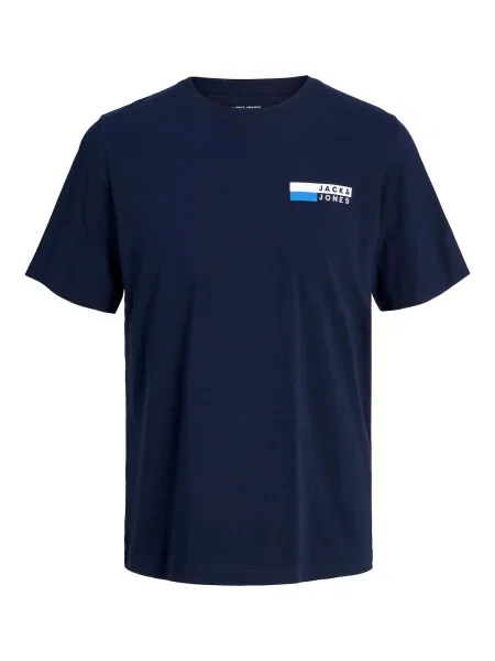 JACK & JONES Tricou albastru alb