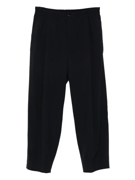 Pantaloni Giorgio Armani plisate albastru