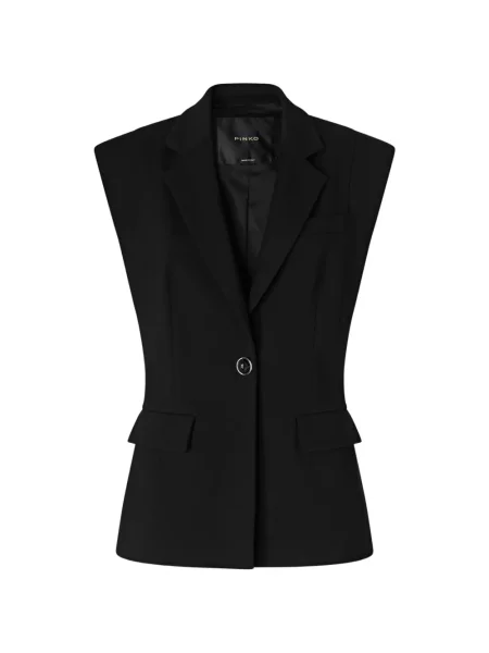 Vestă Pinko fără mâneci negru