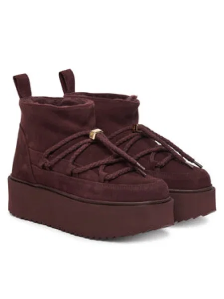 Inuikii Snehule Classic Low Platform bordová