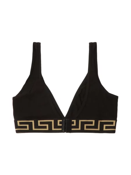 Bikini Versace z nadrukiem czarny