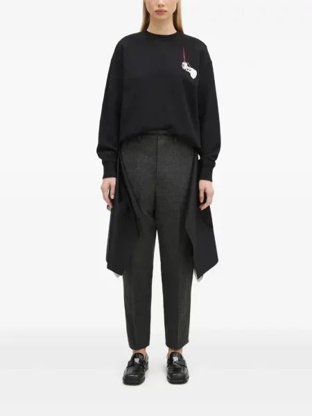 Pantaloni Undercover drapate gri