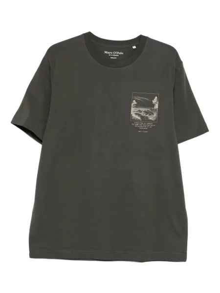 Tricou polo Marc O'polo cu imagine verde
