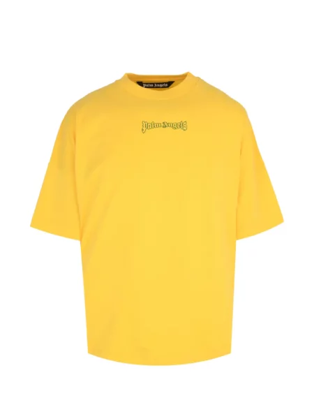 Tricou Palm Angels cu imagine galben