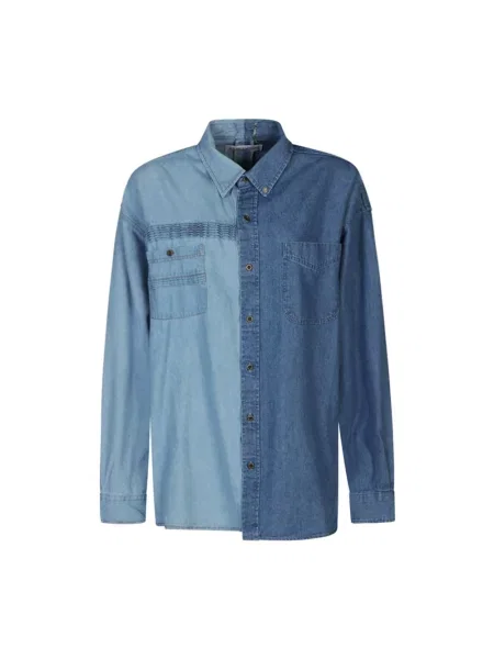 Koszula dżinsowa E.l.v. Denim niebieska