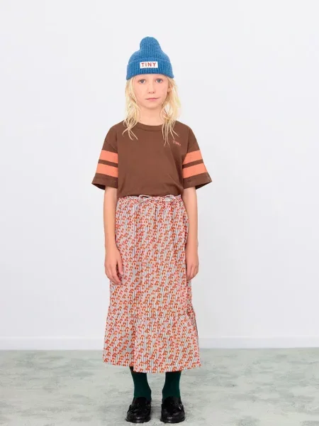 Tinycottons Дитяча футболка STRIPES LOGO TEE