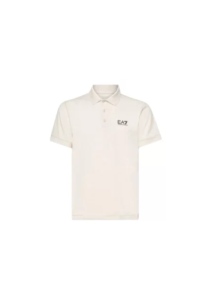 Koszulka polo Emporio Armani Ea7 biała