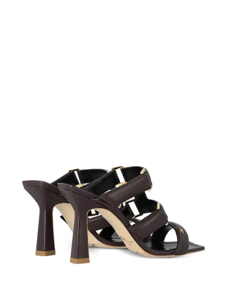 Sandale Elisabetta Franchi din piele maro