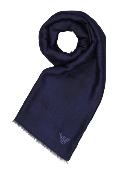 ARMANI Šal Emporio Armani Schal mornarsko plava