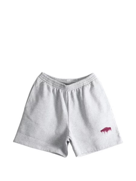 Pantaloni scurți Balenciaga cu imagine gri