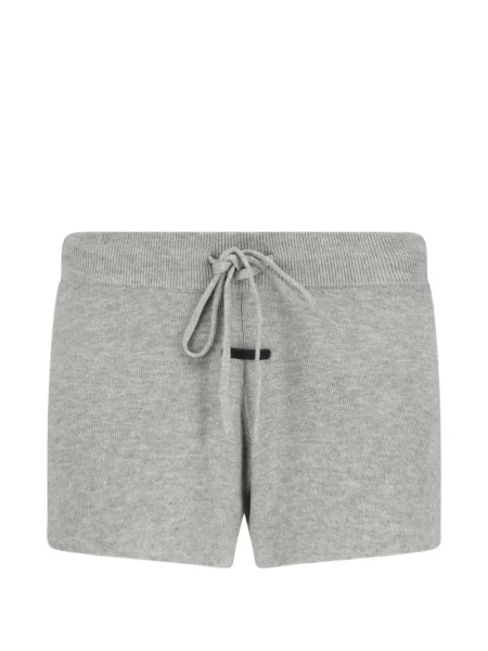Pantaloni scurți Fear Of God Essentials cu autograf gri