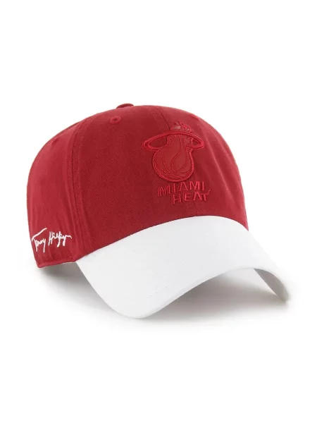 Бейсболка 47 brand NBA Miami Heat x Tommy Hilfiger з аплікацією червоний
