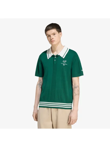 Tricou adidas Polo Sweater Ss Dark Green XL verde