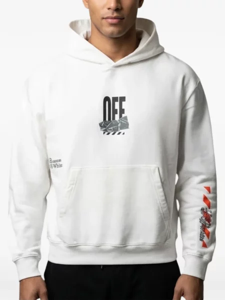 Bluza z kapturem Off-white biała