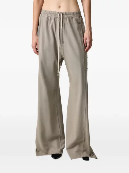 Spodnie Rick Owens Drkshdw do biegania ze sznurkiem zielone