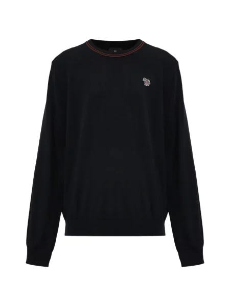 Pulover Ps Paul Smith cu model zebră negru