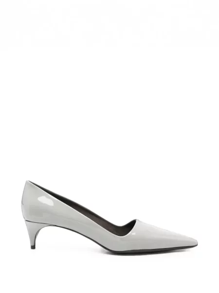 Pantofi cu toc Bernadette din piele gri