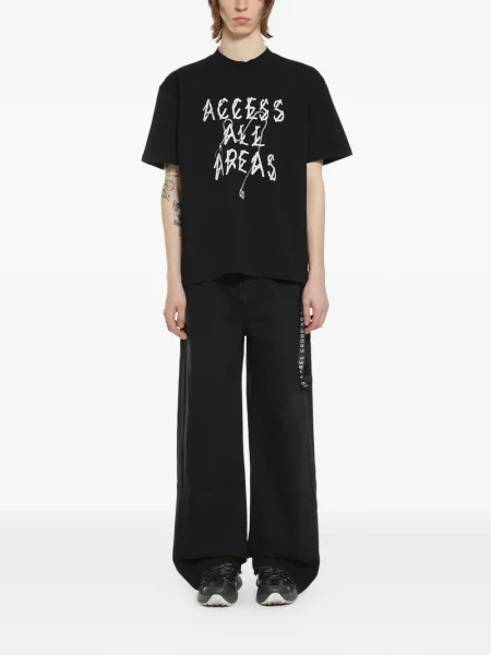 Tricou 44 Label Group cu imagine negru