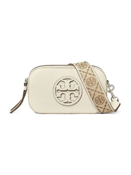 Torebka Tory Burch skórzana beżowa