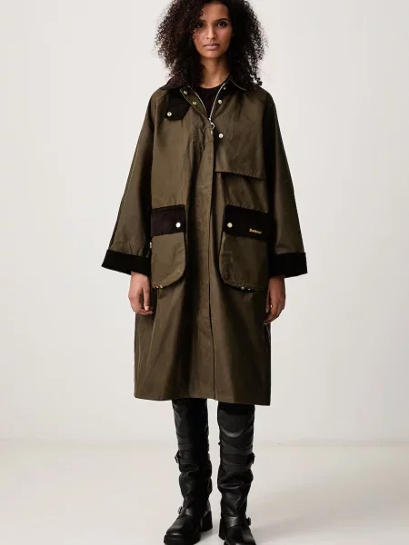 Barbour довга куртка вощена