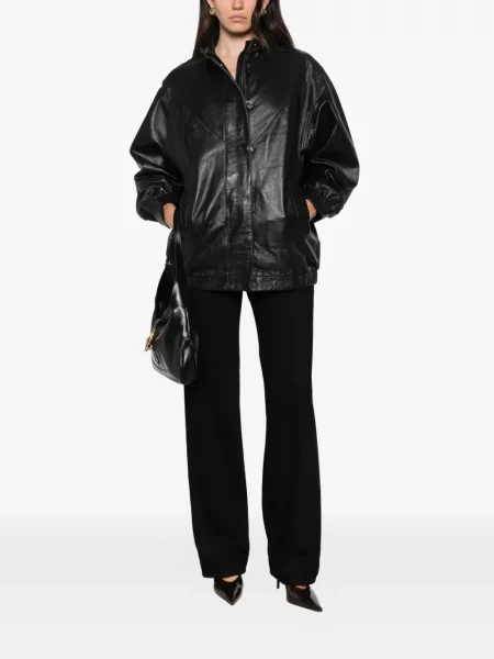 Geanta de piele The Garment negru