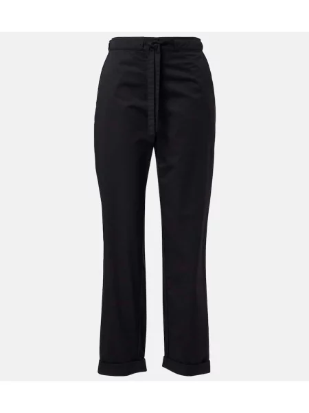 Pantaloni Proenza Schouler din poplin alb