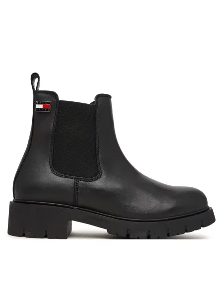 Ghete Jodhpur Tommy Jeans Tjw Cleated Chelsea Boots negru