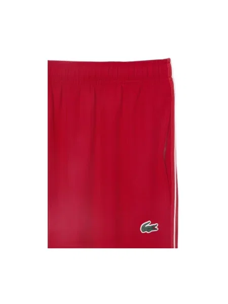 Pantaloni Lacoste roșu