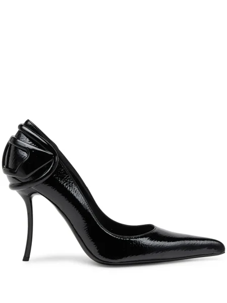 Pantofi cu toc Diesel slingback negru