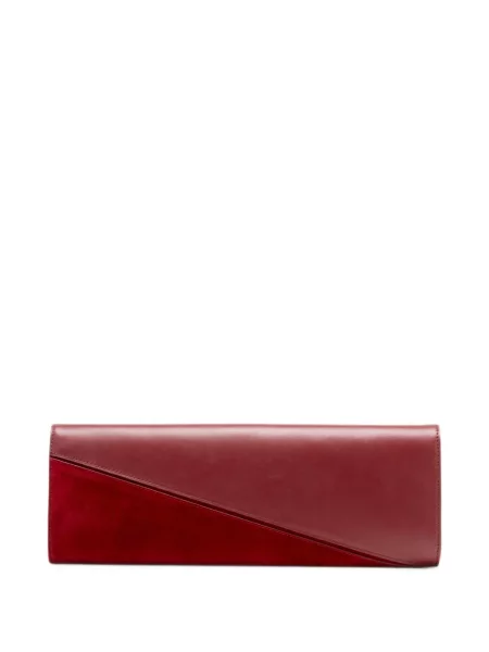 Clutch Proenza Schouler σουέτ κόκκινο