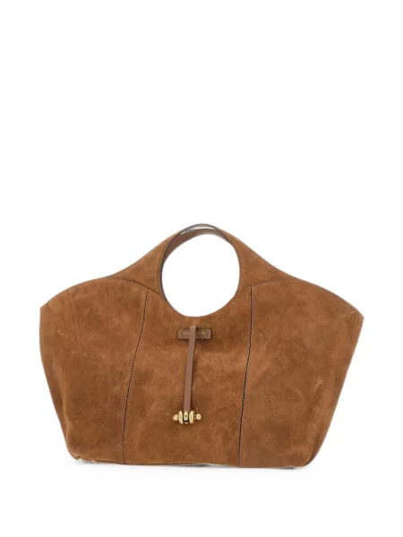 Τσάντα shopper Gianni Chiarini σουέτ καφέ