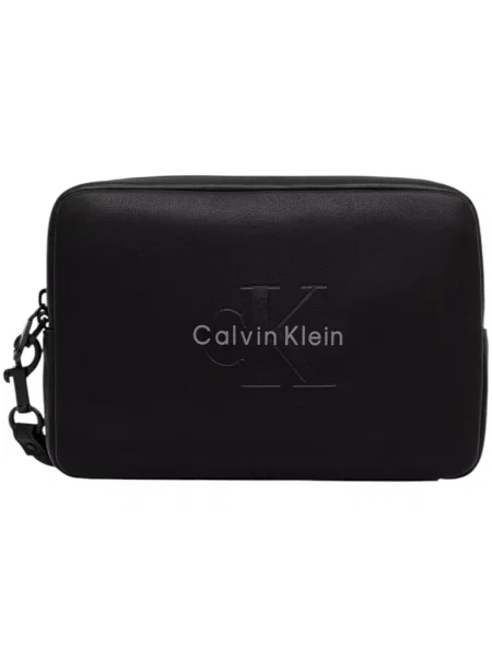 Geantă Calvin Klein din piele negru