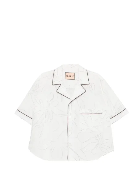 Teacă cămașă Plan C alb