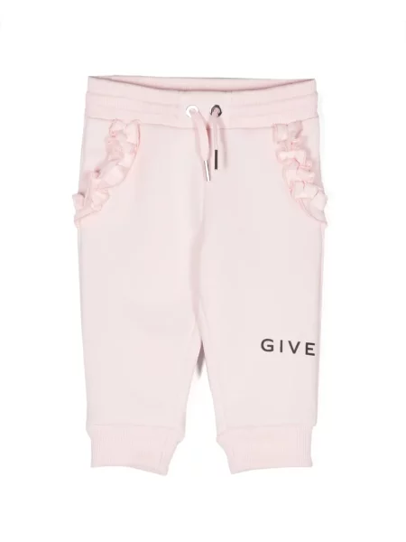 Spodnie dziecięce Givenchy różowe