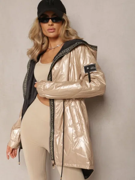 Jachetă Matlasată Diomasio aurie