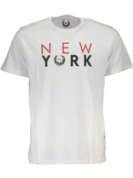 Tricou Gian Marco Venturi scurt alb