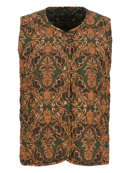 Pikowana kamizelka Farm Rio zielona