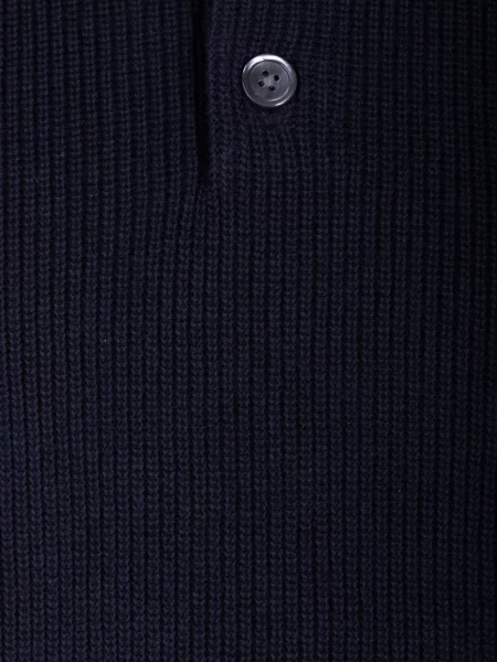 Πλεκτό polo Alex Mill μπλε