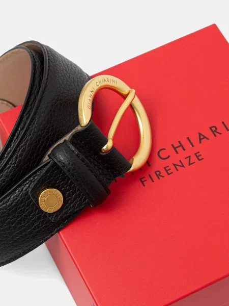 Кожаный ремень Gianni Chiarini с ремешками