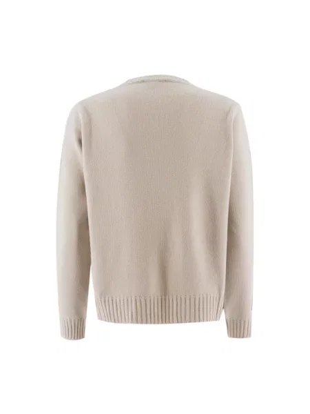 Jedwabny sweter Le Tricot Perugia beżowy