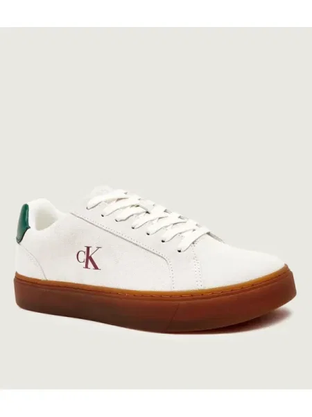 Calvin Klein Teniși din piele alb