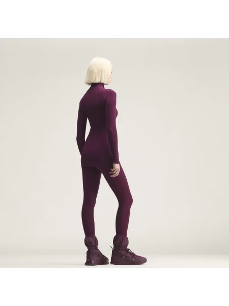 Úpletový zimní overal adidas by Stella McCartney červený